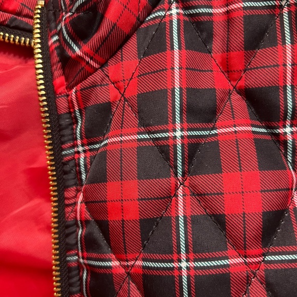 Women's River & Rose Size Medium Christmas Themed Front Snap Pocket Vest - Picture 5 of 5